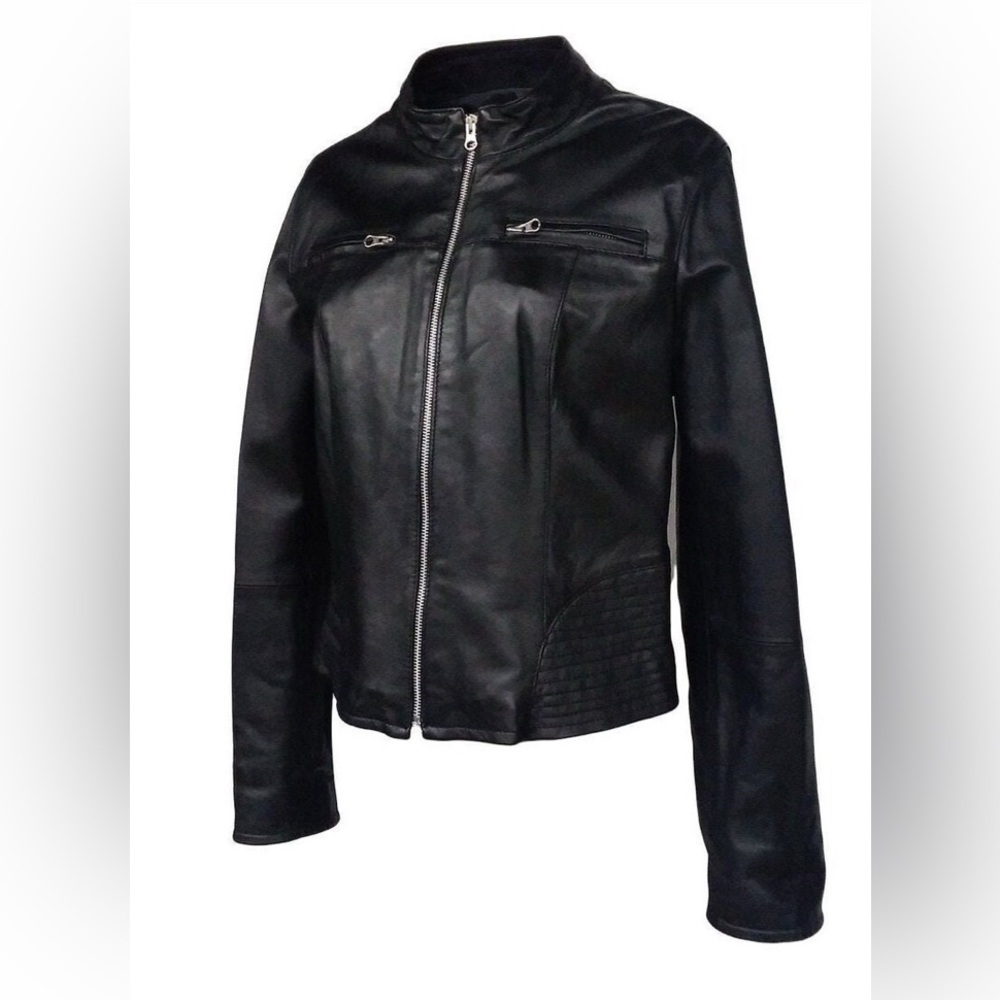 Leather Trend - Made in Italy‎ Black Jacket